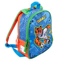 Pryma Zaino Spalla Double Face 30x25x10 cm – Zainetto Bimbo/Bimba per Scuola dell'Infanzia e Asilo – Reversibile con Doppia Fantasia – Leggero, Comodo, Regolabile – Tigre e Macchina