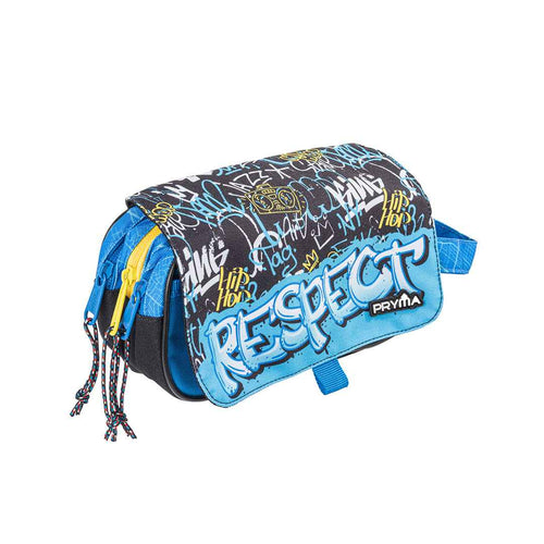 Astuccio Scuola Street Azzurro