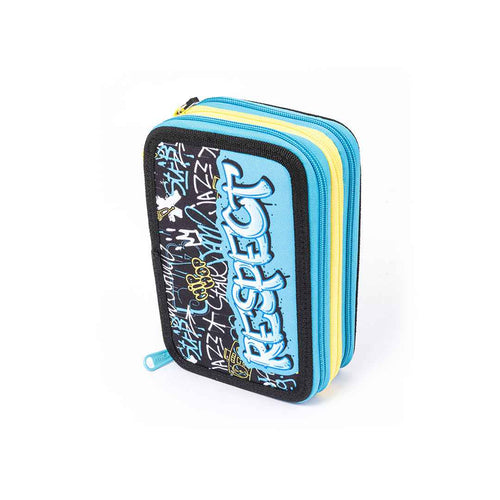 Astuccio a Tre Scomparti 3Zip Street