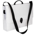 Pryma Valigetta Porta Documenti in Polipropilene con Manico e Tracolla 1 Chiusure a Clip, Leggera e Resistente (27x38x8 Cm)