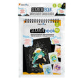 Pryma Scratch Book A5 14x20 cm – Album da Disegno Nero 230 g con 5 Fogli | Libro Creativo da Grattare per Bambini e Ragazzi (Bambine e Ragazze Modello 1)