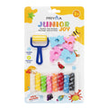 PRYMA Junior Joy Plastilina per Bambini 8 Colori da 10g con Accessori 5 Pezzi – Pasta Modellabile Morbida e Lavabile – Set Creativo con Mattarello e Formine – Gioco Educativo per Bambini 3+ Anni