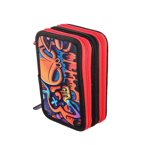 Astuccio a Tre Scomparti 3Zip Skull