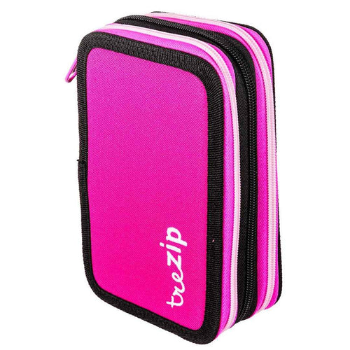Astuccio 3 Zip – Rosa Nero