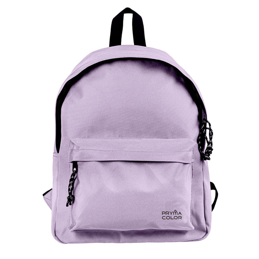 Pryma Zaino 40x31x15 Cm - Zaino Scuola e Tempo Libero per Bambini e Adulti (Lilla)