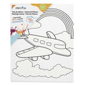 Pryma Set di 4 Tele da Colorare con Pennello e Colori – Kit Pittura per Bambini e Principianti, Attività Creativa e Educativa (Macchine)