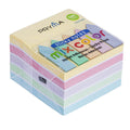 Pryma Stick Notes Adesivi 75x75 Mm 500 Fogli + Segnapagina 5 Colori 25 Fogli – Memo Note e Indicatori per Appunti, Ufficio e Studio (Multicolore 2)