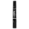 Pryma Marcatore Permanente Nero Doppia Punta 2-5/3 Mm – Set 10 Pennarelli Resistenti, Inchiostro Indelebile per Carta, Plastica, Metallo, Legno