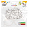 Pryma Occhiali da Colorare per Bambini – Set 3 Occhiali in Cartoncino 18,5x11,5 Cm + 5 Pennarelli Inchiostro ad Acqua | Attività Creativa e Didattica