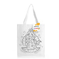 Pryma Borsa Shopper da Colorare per Bambine – Set 4 Pezzi con Fantasie Sirene e Unicorni, 5 Pennarelli Inclusi, Attività Creativa per Festa, Regalo e Tempo Libero