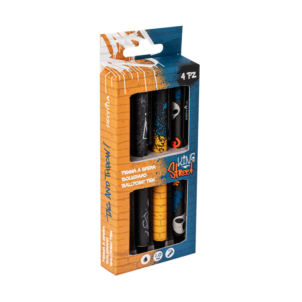 Pryma Linea Street Penna Sfera 1Mm 4Pz