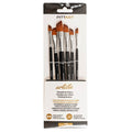 PRYMA Artista – Set di pennelli da pittura punta a scalpello 6 pezzi, misure 2-4-6-8-10-12 – Pennelli professionali per acrilico, olio e acquerello – per artisti, hobby e belle arti