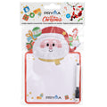 Pryma Calamita Lavagna Natalizia 18x13 Cm con Pennarello Cancellabile – Tema Natale (Babbo Natale, Renna o Pupazzo di Neve) – 3 Fantasie Assortite