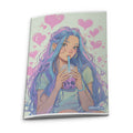 Pryma Quaderno Maxi A4 – 42 Fogli 80 g, Quadretti 4M | Quaderni Scuola Elementare e Media per Ragazza con Copertina Colorata e Resistente – Confezione 10 pz