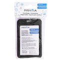 Pryma Portabadge con Corda 7x11,2 cm – Set da 12 Pezzi – Porta Badge Trasparente con Cordoncino a Clip – Porta Tesserino Identificativo – Ideale per Eventi – Alloggiamento Badge 5,4x8,5 cm (Nero)