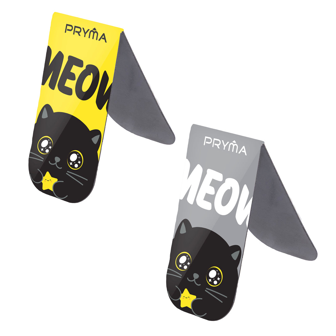 Linea Paw Segnalibri a Calamita (Set da 4 Pezzi) – Gatto Impronta - Pryma