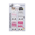 PRYMA Linea Paw Segnalibri a Calamita (Set da 4 Pezzi), 3.5x8cm – Segnapagina Magnetici Adorabili a Tema Gatto "Cute" pe