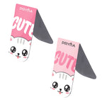 Linea Paw Segnalibri a Calamita (Set da 4 Pezzi) – Gatto "Cute" - Pryma