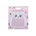 PRYMA Linea Paw Memo Stick Sagomati, 6.6x8cm (30 Fogli) – Blocchetto Note Adesive Adorabile a Tema Cagnolino "Play your 