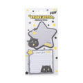 PRYMA Linea Paw Memo Stick e Foglietti Adesivi, 8x7.6cm (60 Fogli) – Blocchetto Note Sagomato a Cuore e Righe a Tema Gat
