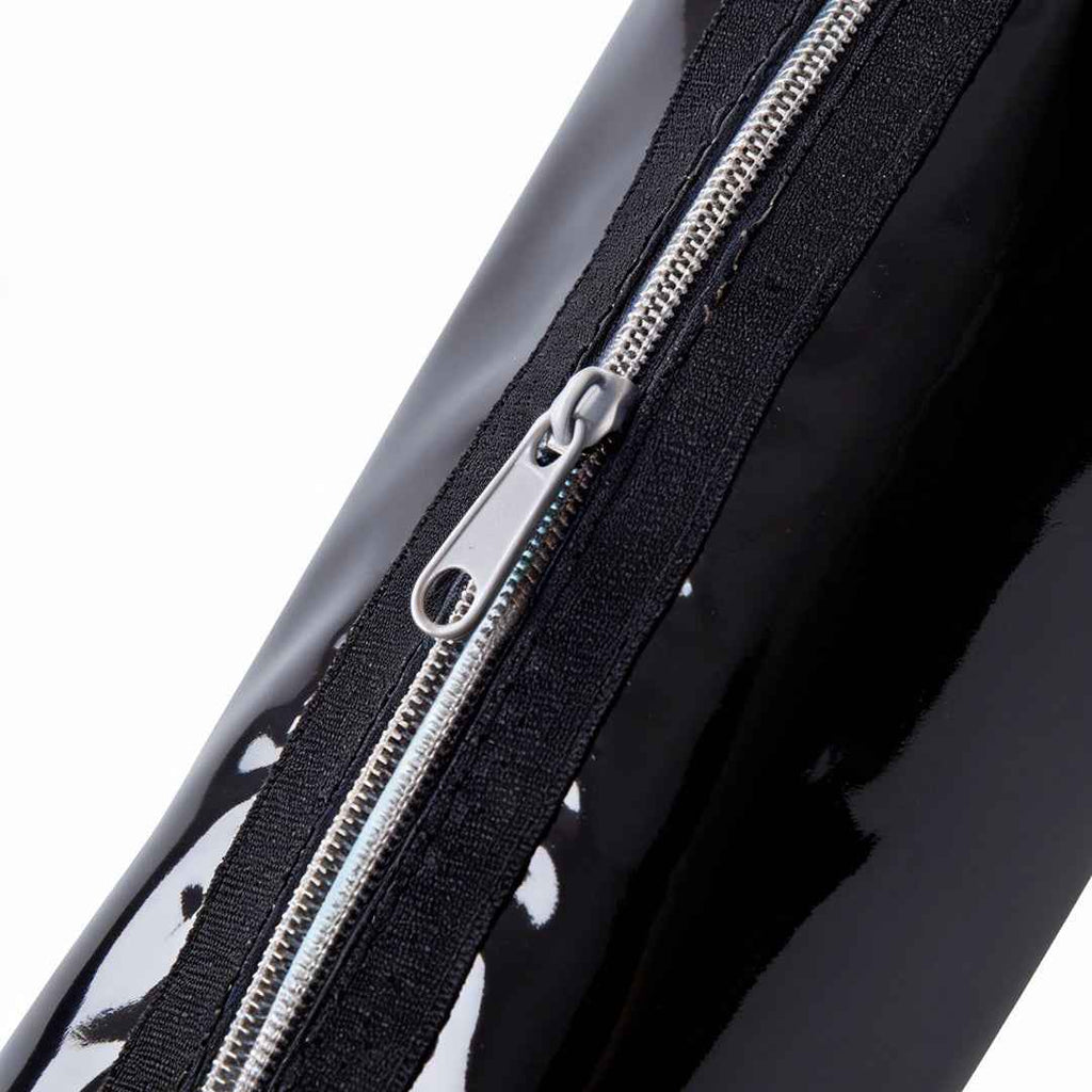 Astuccio in PVC Trasparente Nero – 21x8cm