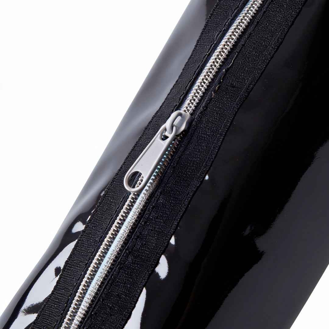 Astuccio in PVC Trasparente Nero – 21x8cm