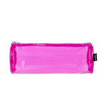 Astuccio in PVC Trasparente Rosa – 21x8cm