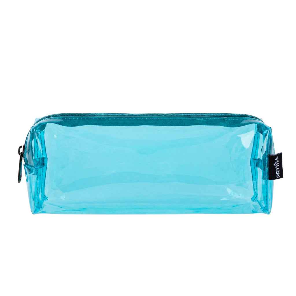 Astuccio in PVC Trasparente Blu – 20x4.5x4.5cm