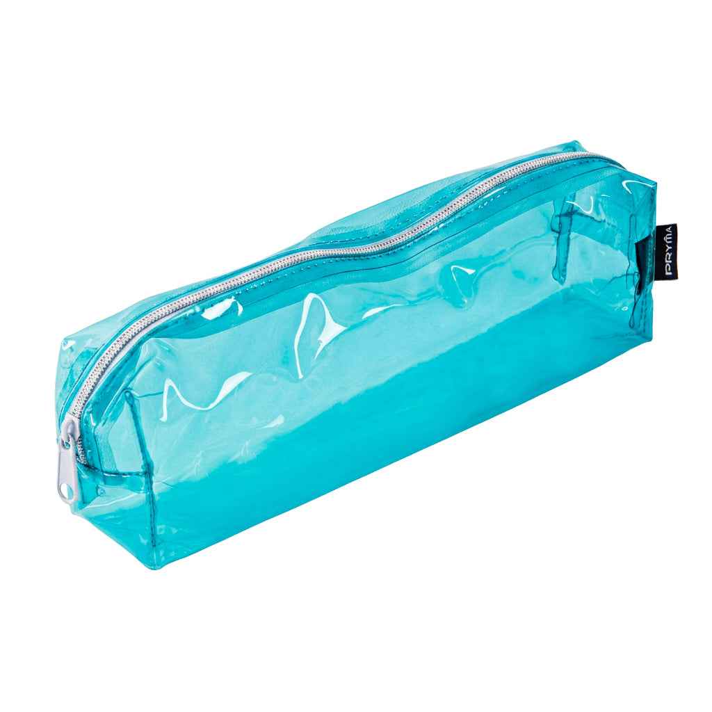 Astuccio in PVC Trasparente Blu – 20x4.5x4.5cm