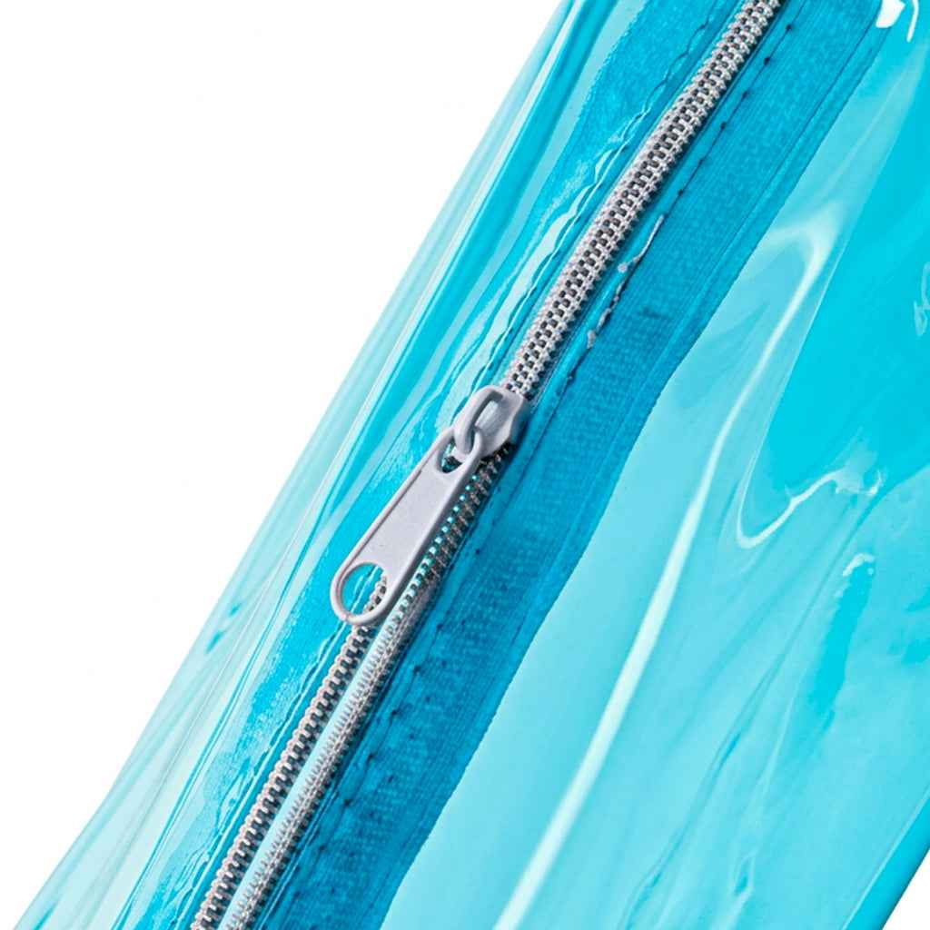 Astuccio in PVC Trasparente Blu – 20x4.5x4.5cm