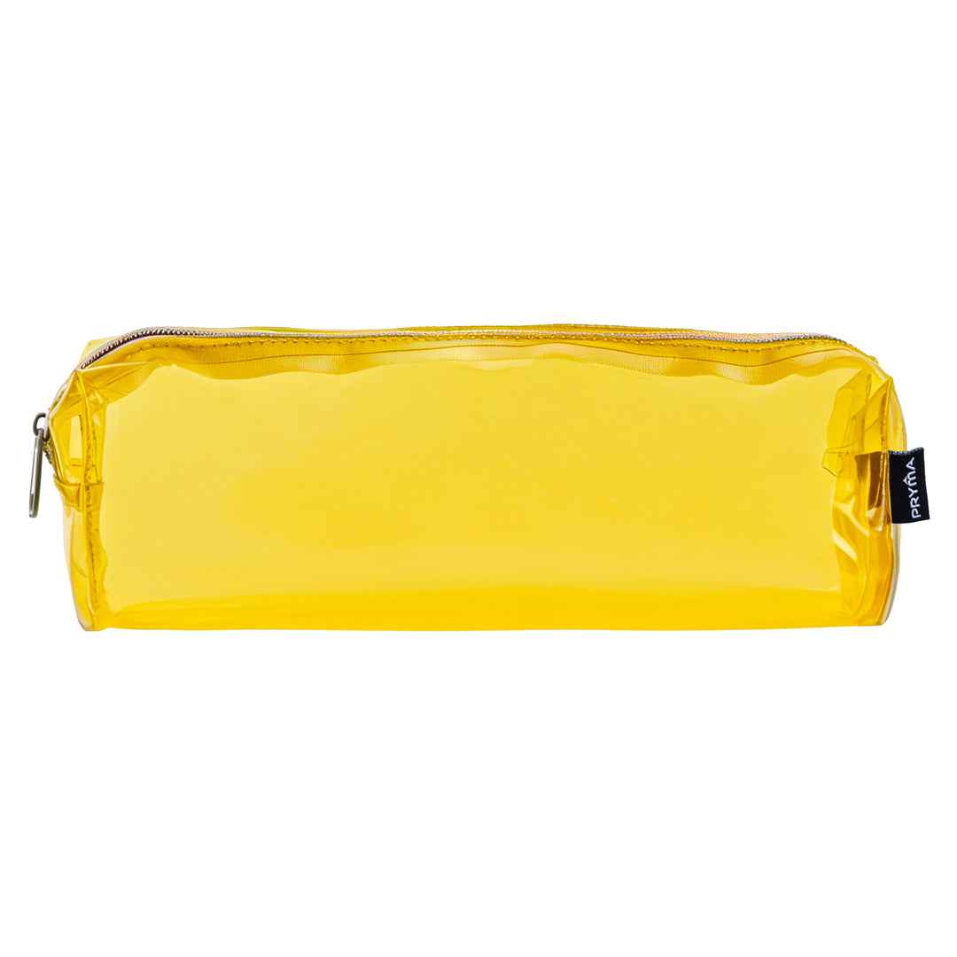 Astuccio in PVC Trasparente Giallo – 20x4.5x4.5cm