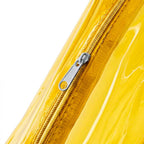 Astuccio in PVC Trasparente Giallo – 20x4.5x4.5cm