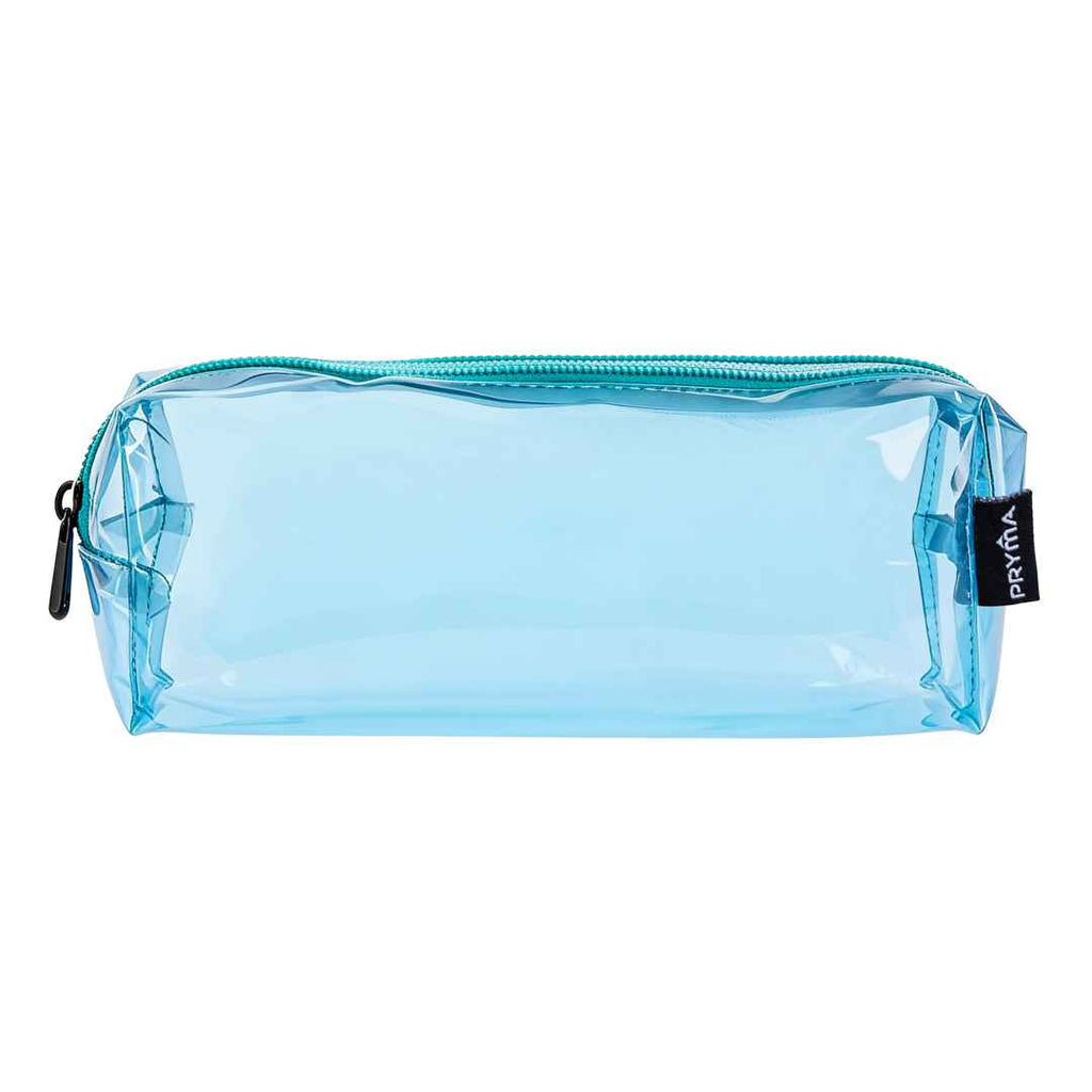Astuccio in PVC Trasparente Blu – 21x5x7cm