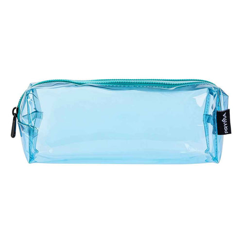 Astuccio in PVC Trasparente Blu – 21x5x7cm