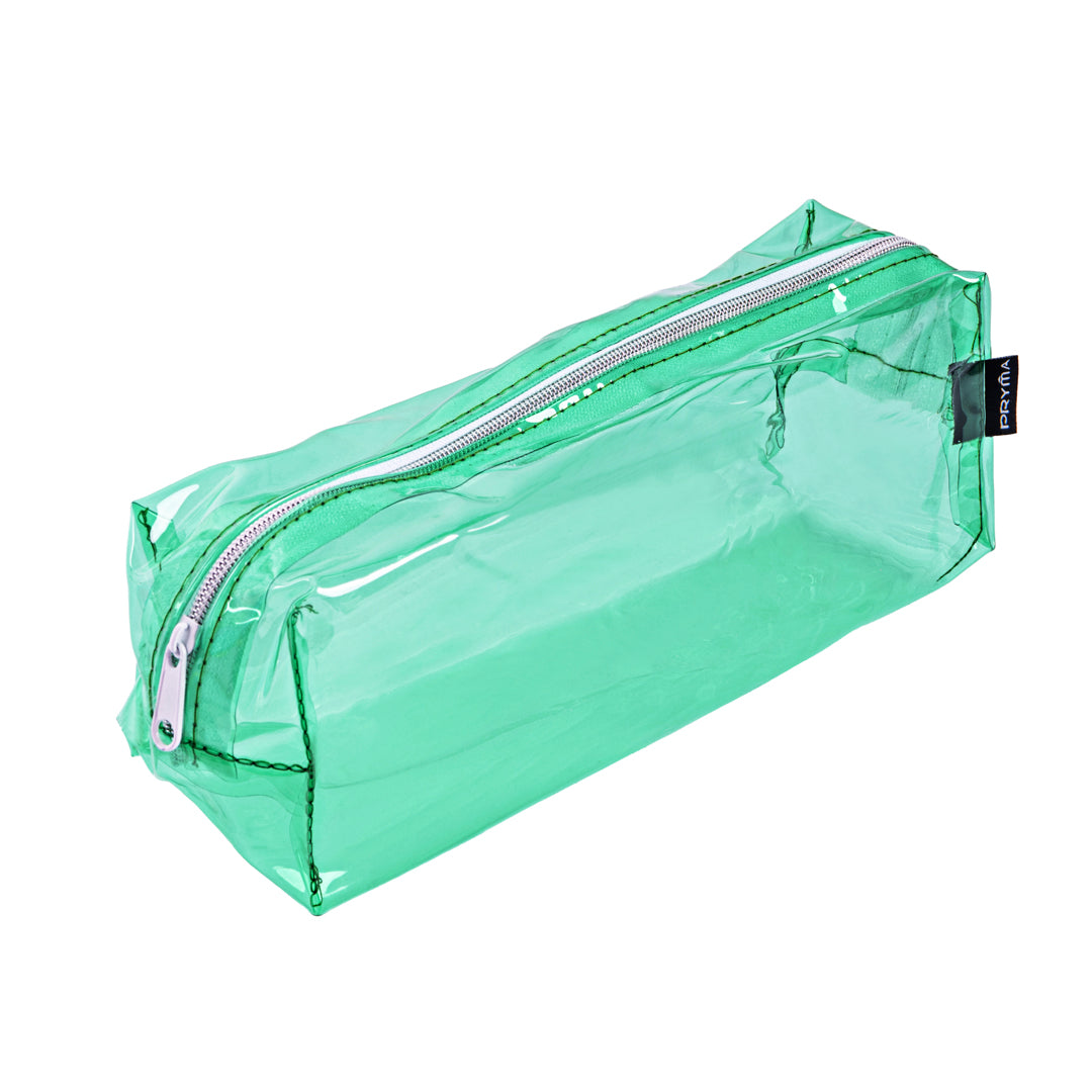 Astuccio in PVC Trasparente Verde – 21x5x7cm - Pryma