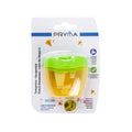 PRYMA Temperino con Serbatoio Fluo, 3 Fori Multi-Diametro (6.3x3.5x5.7cm) – Appuntamatite con Contenitore e Lame in Meta
