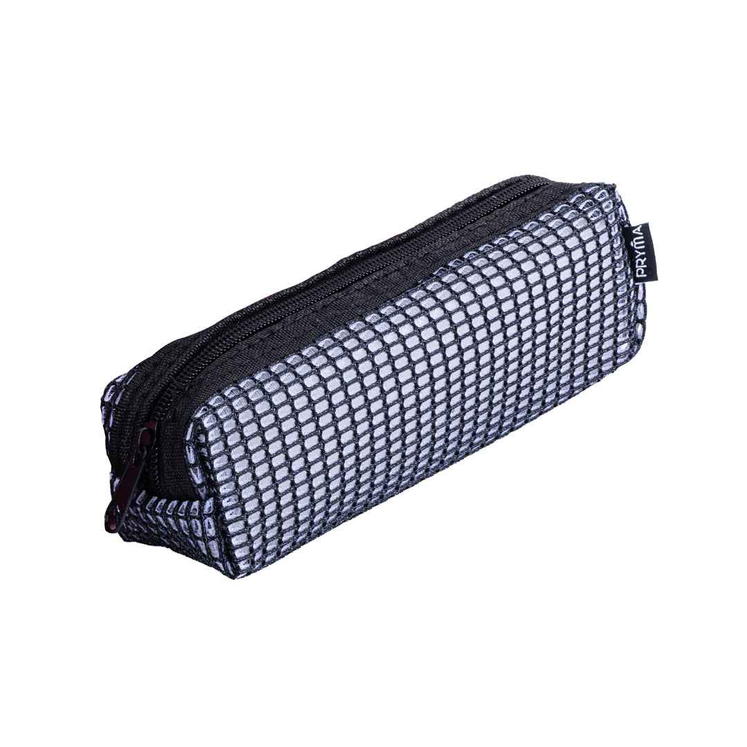 Astuccio Slim in Tessuto Mesh Nero – 20x4.5x4.5cm fluo