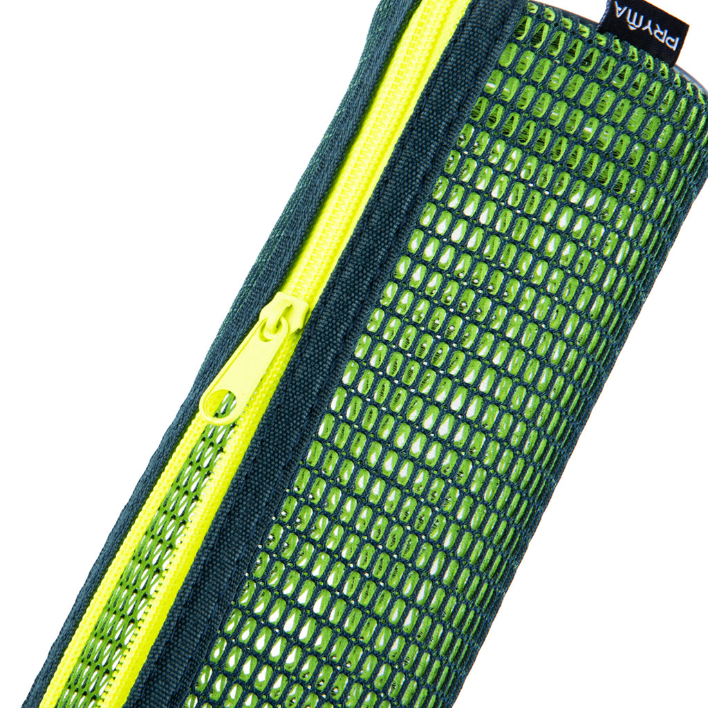 Astuccio Cilindrico in Tessuto Mesh Giallo - Pryma