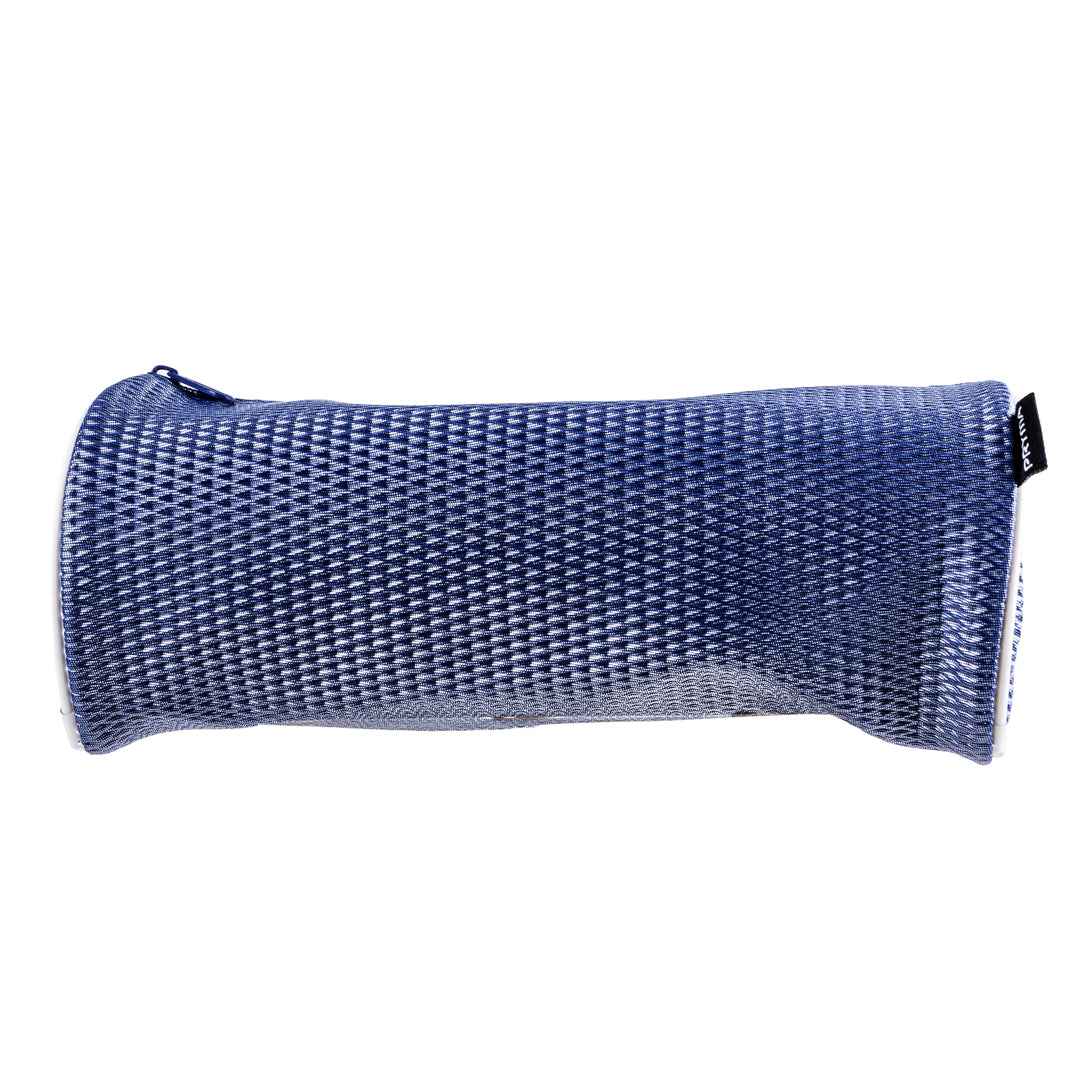 Astuccio Cilindrico in Tessuto Mesh Blu