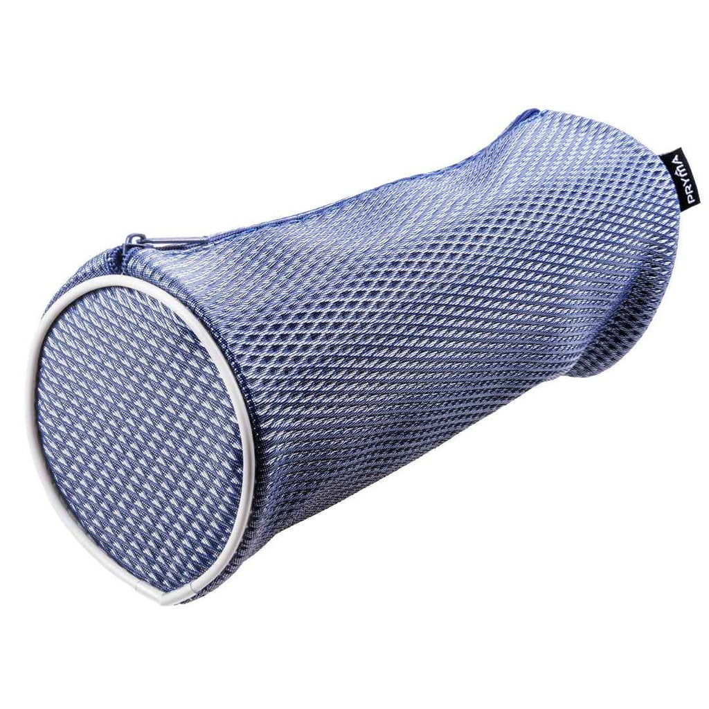 Astuccio Cilindrico in Tessuto Mesh Blu