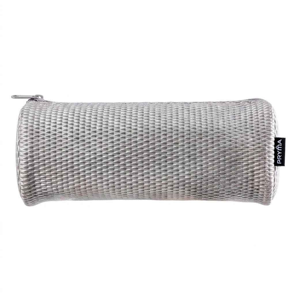 Astuccio Cilindrico in Tessuto Mesh Grigio
