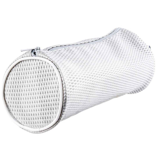 Astuccio Cilindrico in Tessuto Mesh Grigio