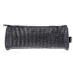 Astuccio Cilindrico in Tessuto Mesh Nero – 22x8cm