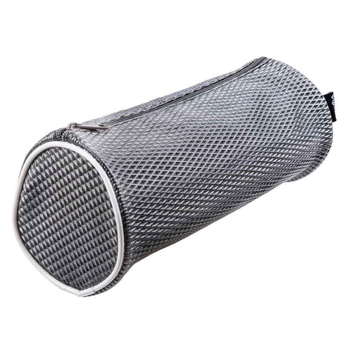 Astuccio Cilindrico in Tessuto Mesh Nero – 22x8cm