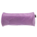 Astuccio Cilindrico in Tessuto Mesh Rosa – 22x8cm