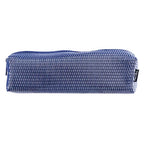 Astuccio Slim in Tessuto Mesh Blu – 20x4.5x4.5cm