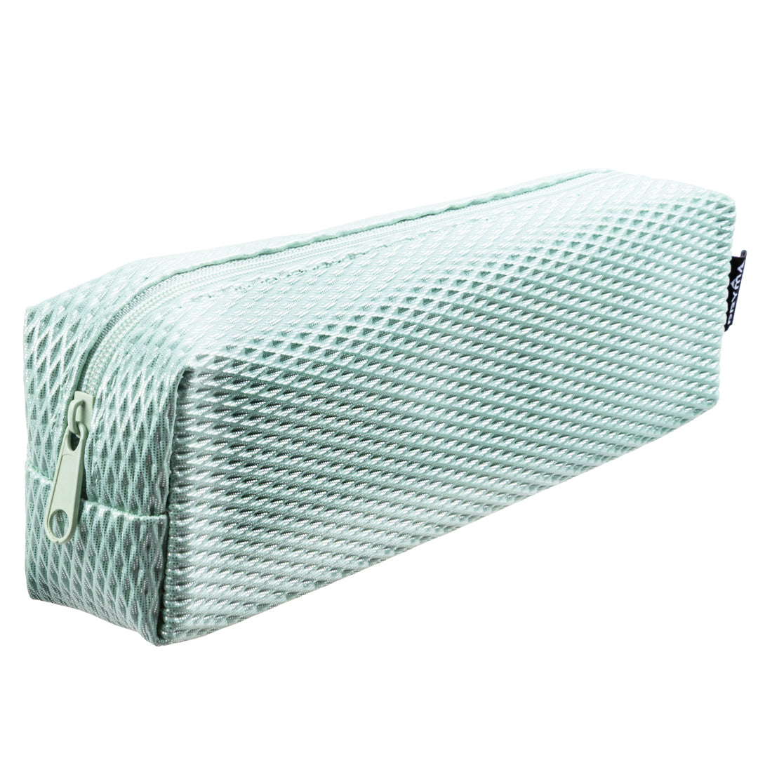 Astuccio Slim in Tessuto Mesh Celeste – 20x4.5x4.5cm - Pryma