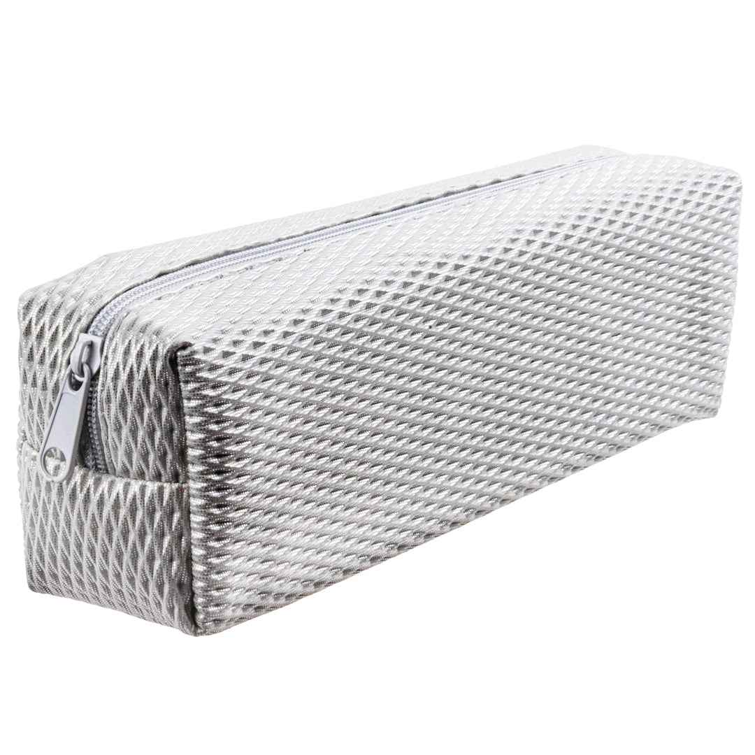 Astuccio Slim in Tessuto Mesh Grigio – 20x4.5x4.5cm