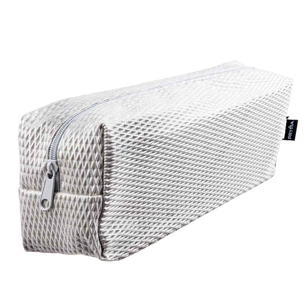 Astuccio Slim in Tessuto Mesh Grigio – 21x5x7cm