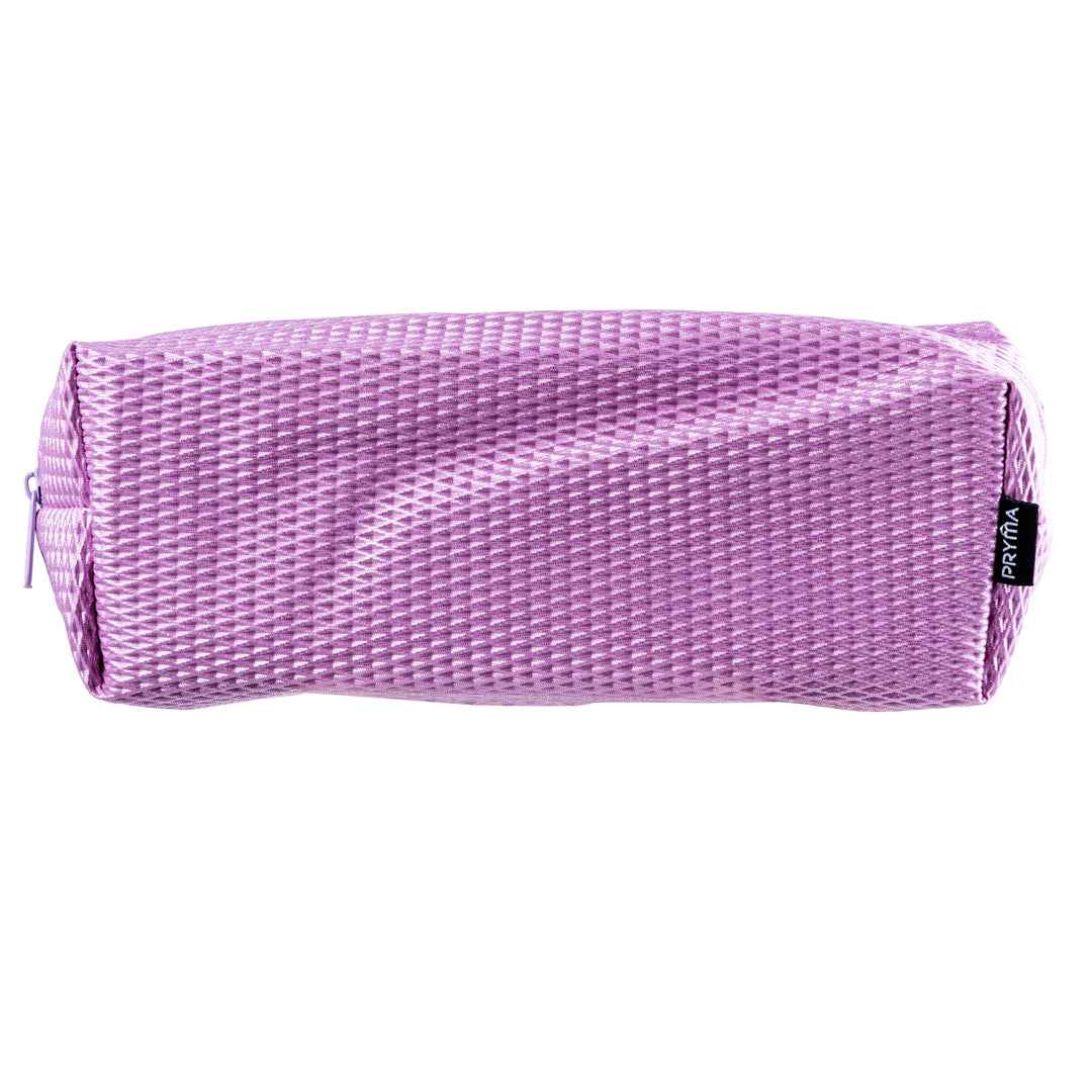 Astuccio Slim in Tessuto Mesh Rosa – 21x5x7cm